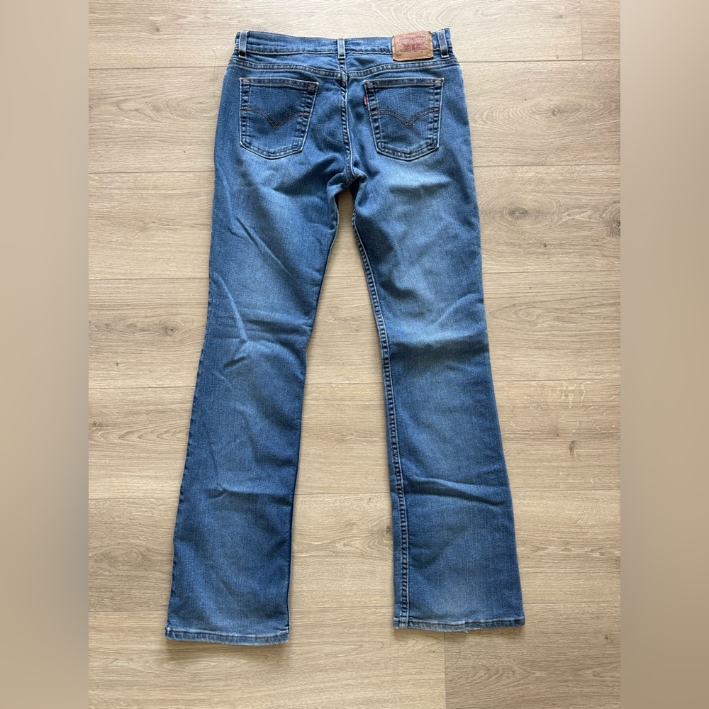 Levi's Blue Flare & Wide Leg Jeans - Picture 5 of 8
